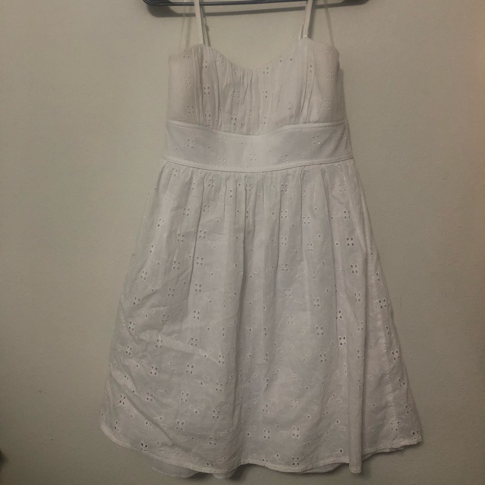 White Eyelet Dress